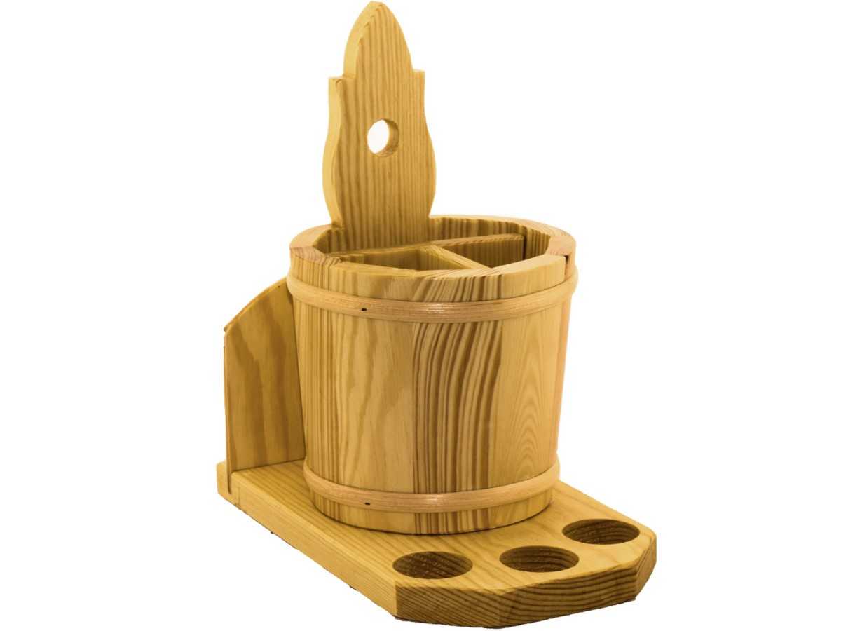 PIKUSA Skopek for cutlery with a board